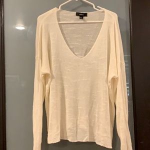 Cream Knitted Long Sleeve